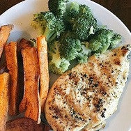 Pre-Set Meal - Chicken Breast Tenders, Broccoli & Sweet Potato Fries