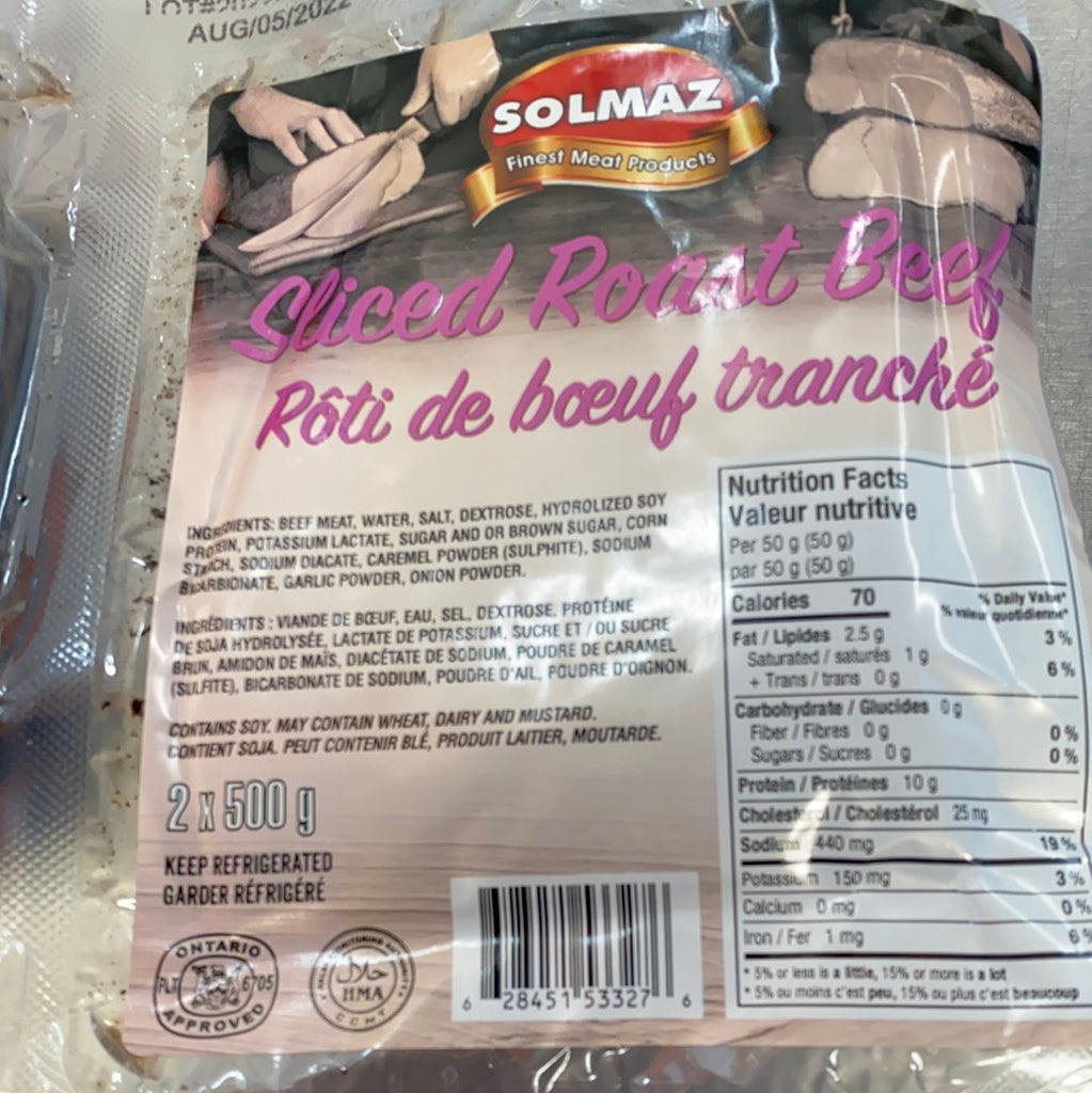 SOLMAZ SLICED ROAST BEEF