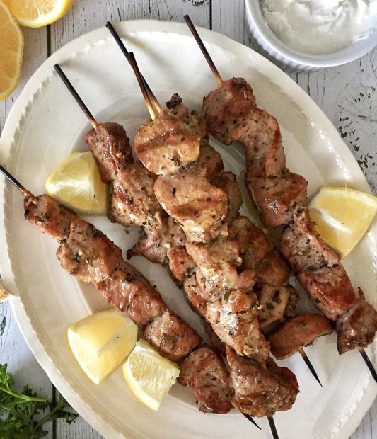 CHICKEN SOUVLAKI - DARK MEAT - 5/PK