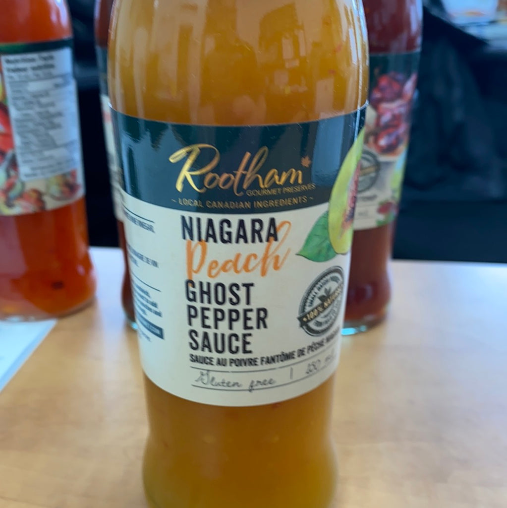 ROOTHAMS NIAGARA PEACHGHOST PEPPER SAUCE