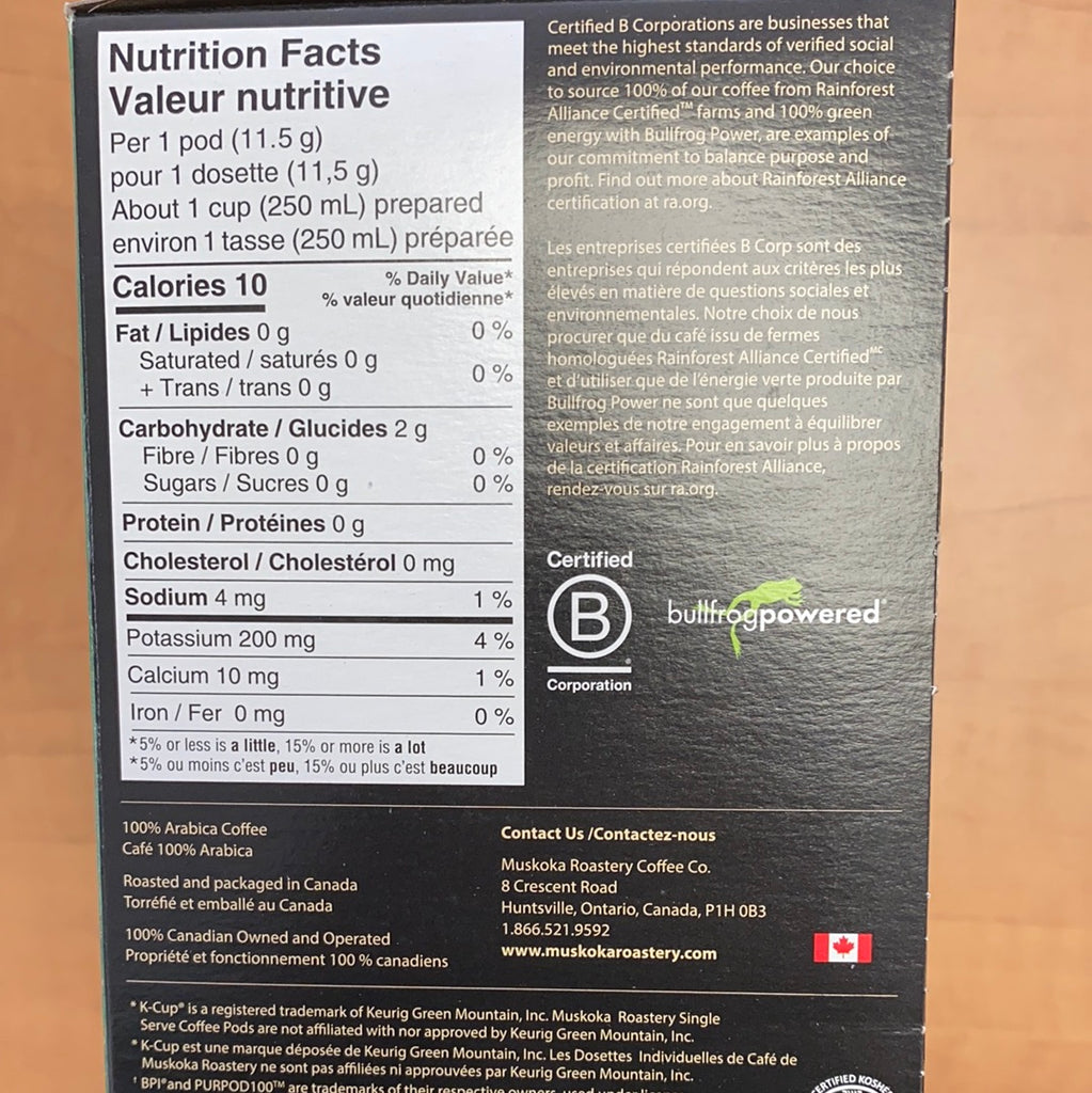 MUSKOKA ROASTERY COFFEE LOON CALL
