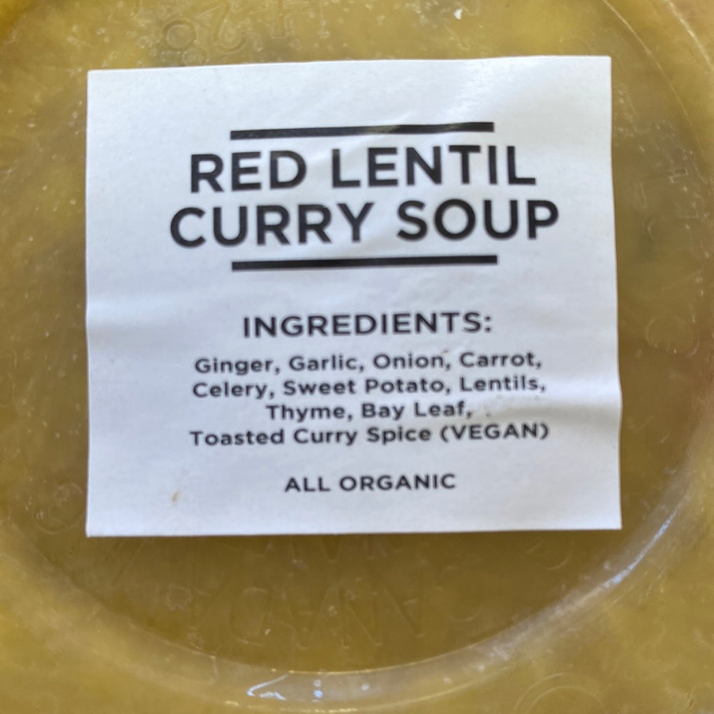 SOUP - RED LENTIL CURRY SOUP