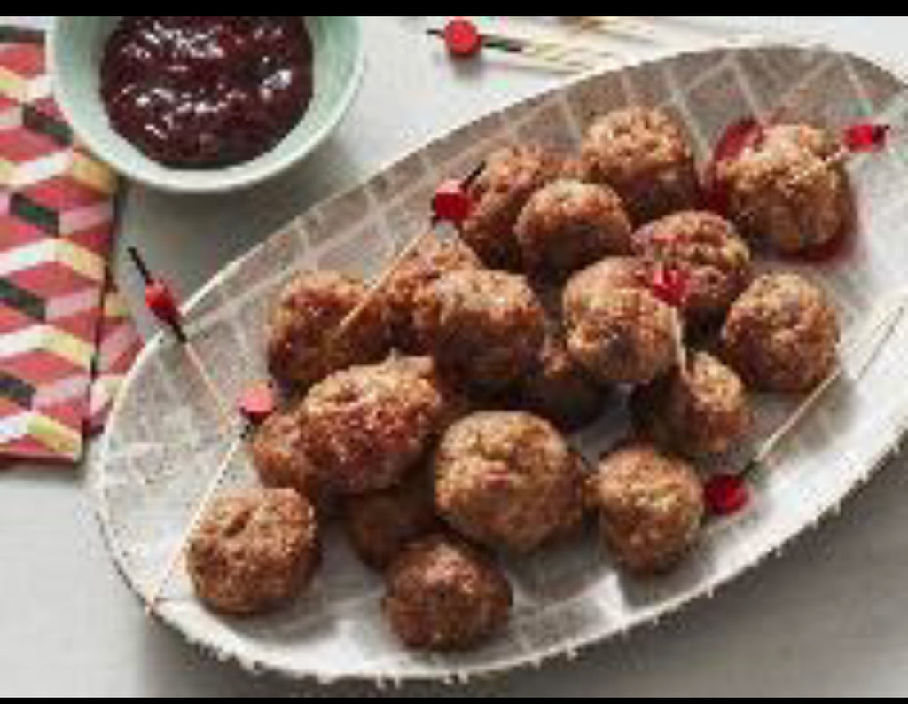 Beef Meatballs - Cooked & Portioned