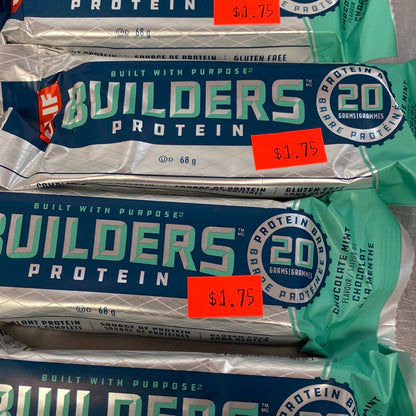 BUILDERS PROTEIN BAR - CHOCOLATE MINT - 68g