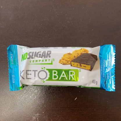 NO SUGAR KETO BAR - CHOCOLATE CHIP COOKIE DOUGH - 40g