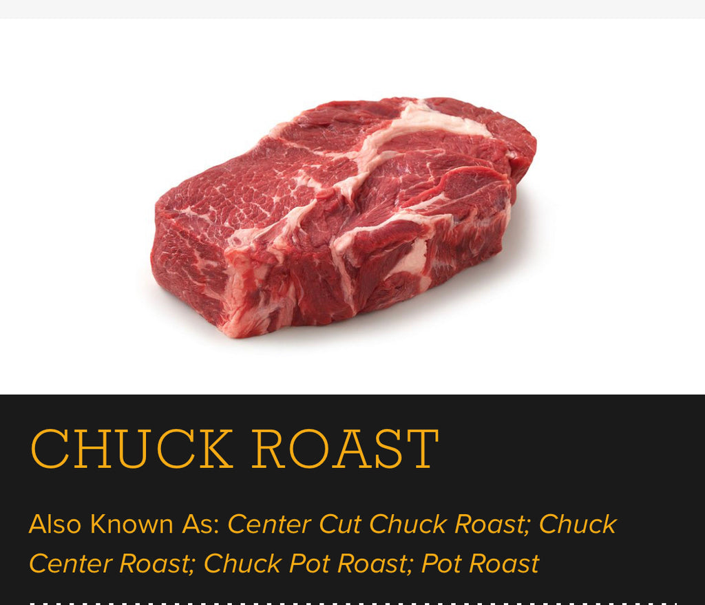 BEEF CHUCK ROAST - 4LB PIECE