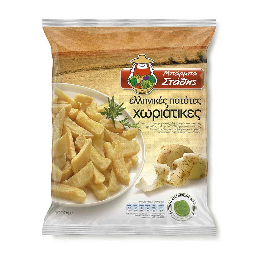 BARBA STATHIS - GREEK VILLAGE STYLE POTATOES 1000G