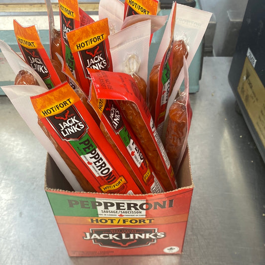 JACK LINKS - HOT PEPPERONI STICKS - 22g