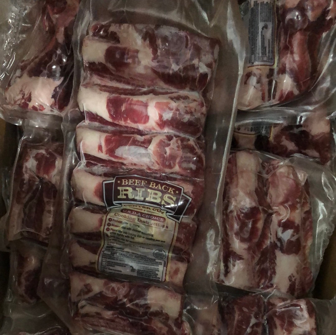 BEEF BACK RIB - WHOLE RACK -3.5-4lbs+