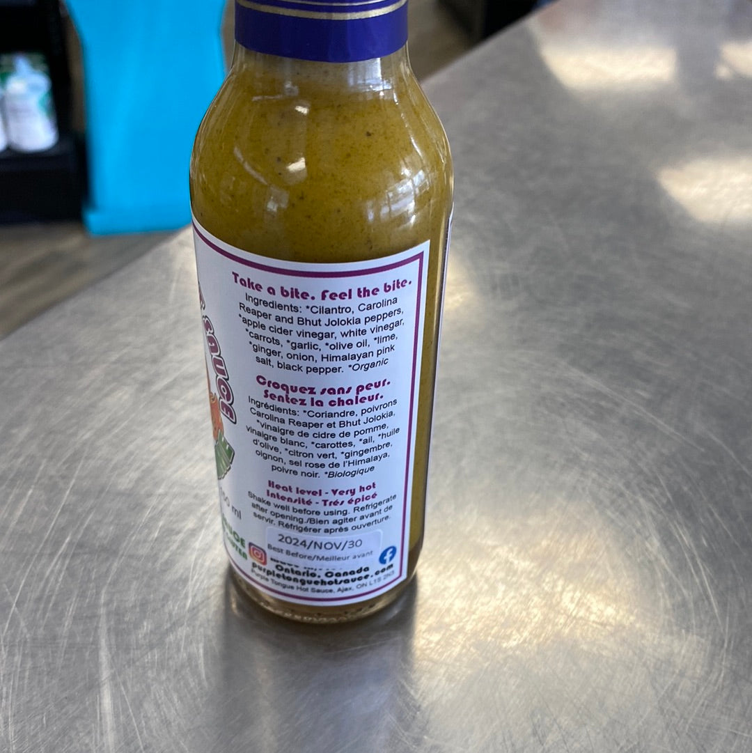 PURPLE TONGUE CILANTRO LIME