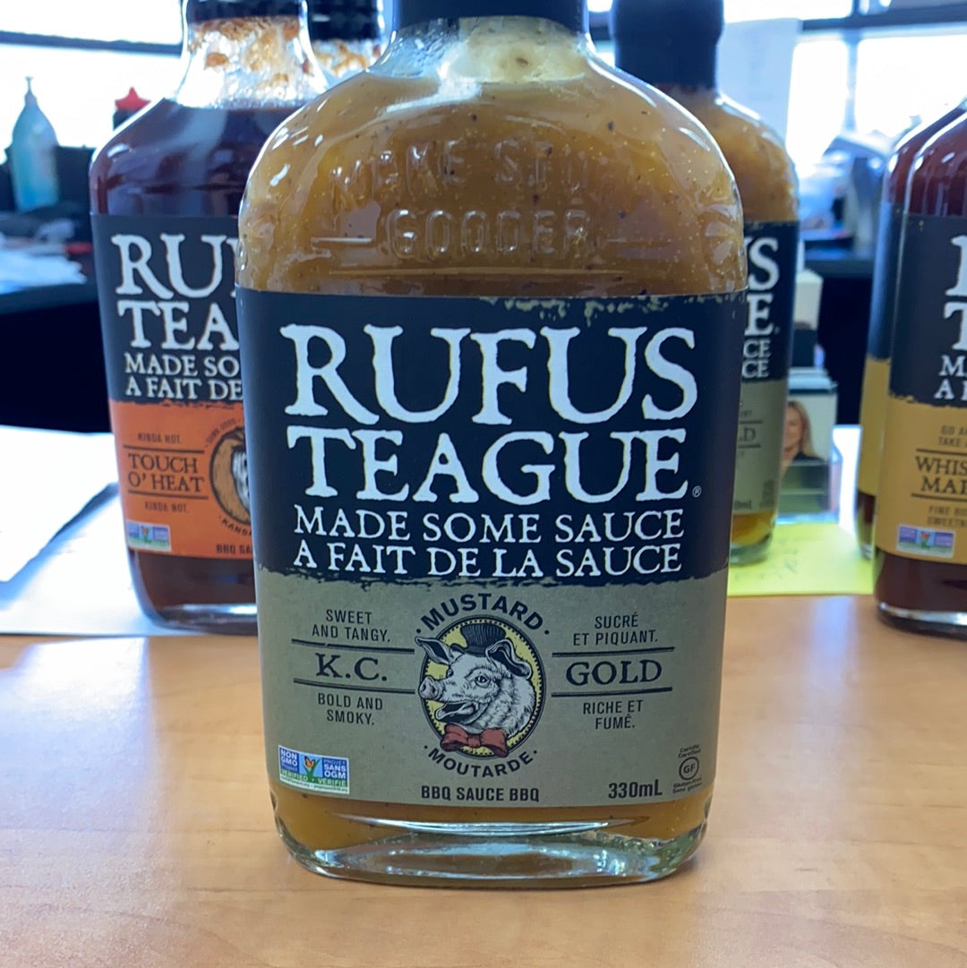 RUFUS TEAGUE SWEET AND TANGY MUSTARD GOLD