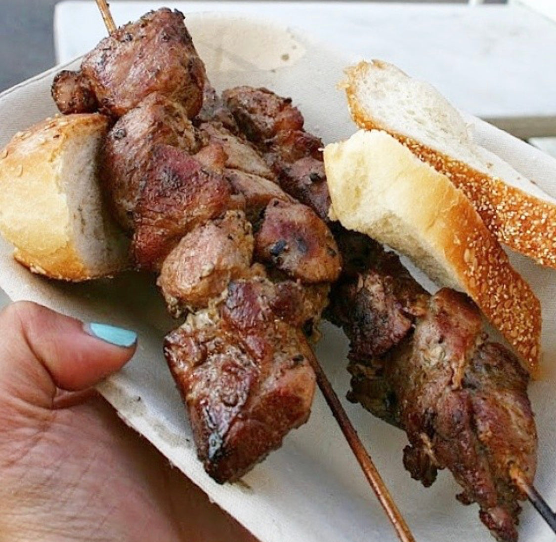 PORK BUTT SOUVLAKI - 140g each