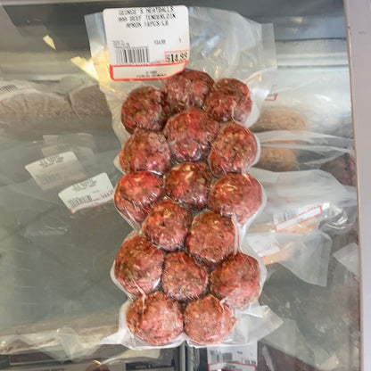 GEORGE'S HOMEMADE ALL  BEEF MEATBALLS 16/pkg