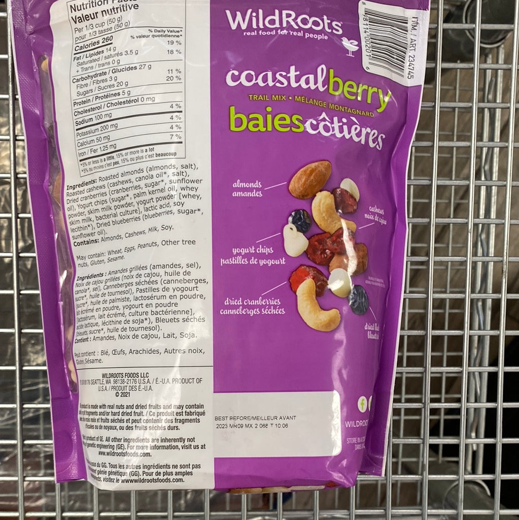 WILDROOTS - COASTAL BERRY TRAIL MIX