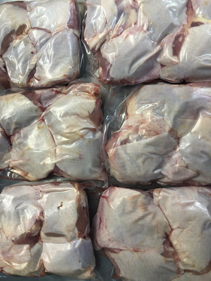 CHICKEN THIGHS - BONE-IN SKIN-ON - 8bgs X 2.5-3.0LBS