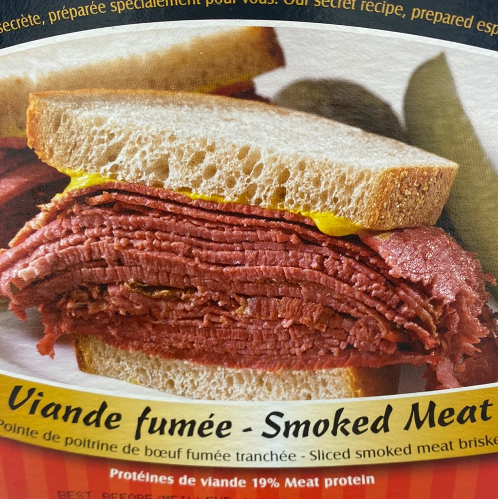 SCHWARTZ SLICED  SMOKED MEAT BRISKET