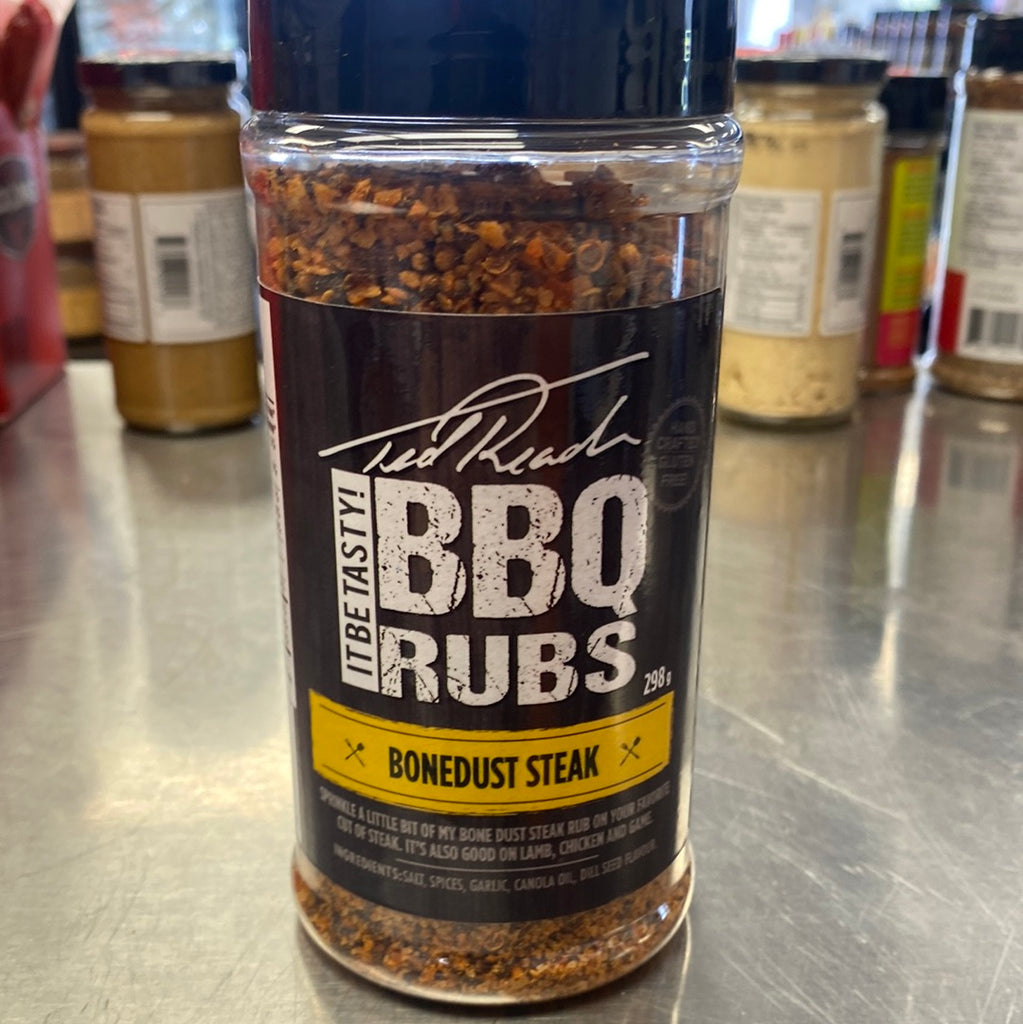 TED READER BBQ RUBS BONEDUST STEAK