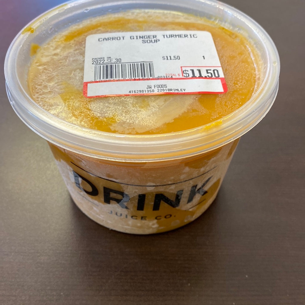 SOUP - CARROT GINGER TURMERIC