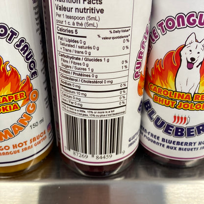 PURPLE TONGUE BLUEBERRY HOT SAUCE