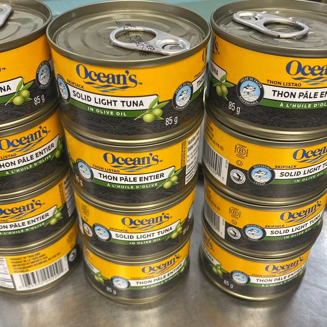 OCEANS SOLID TUNA IN OLIVE OIL