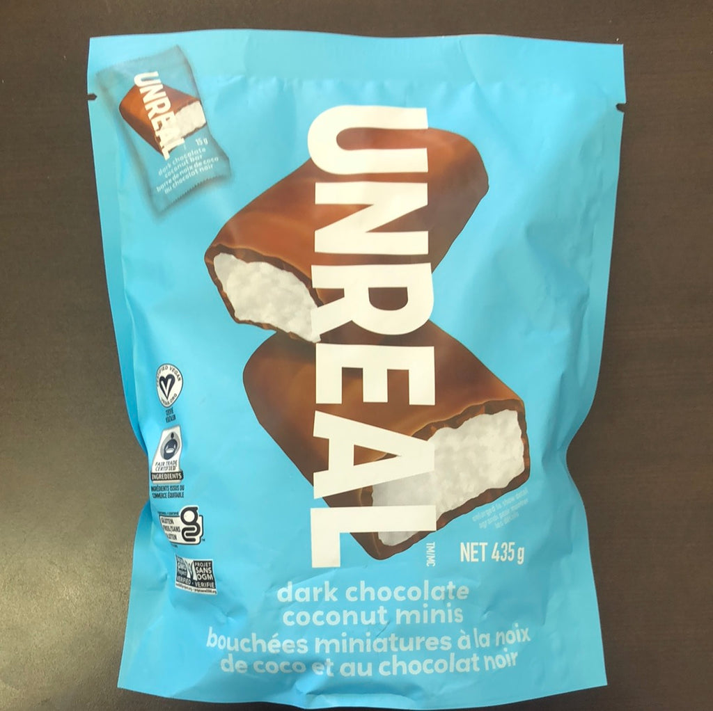 UNREAL - DARK CHOCOLATE COCONUT MINIS - 435g