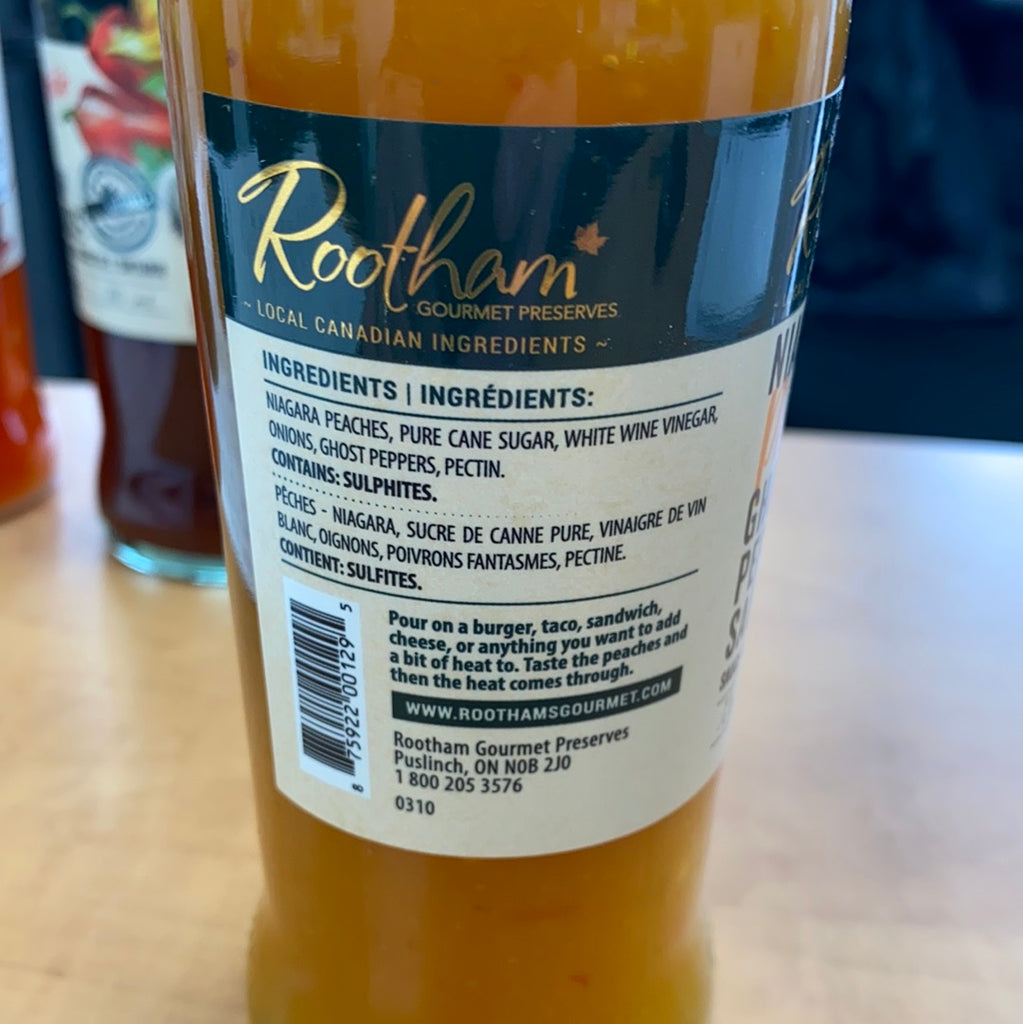 ROOTHAMS NIAGARA PEACHGHOST PEPPER SAUCE