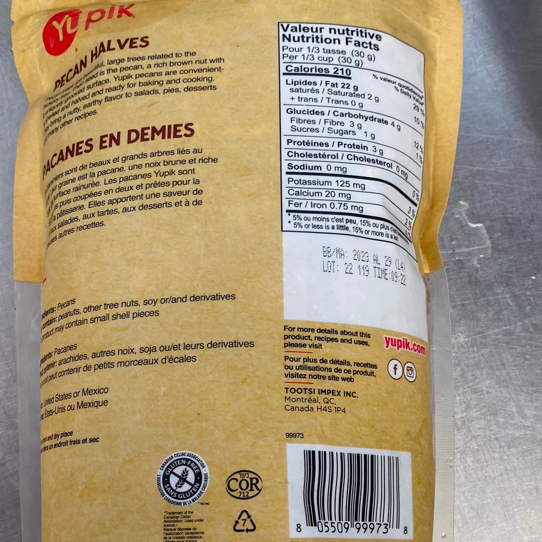 YU PIK PECAN HALVES