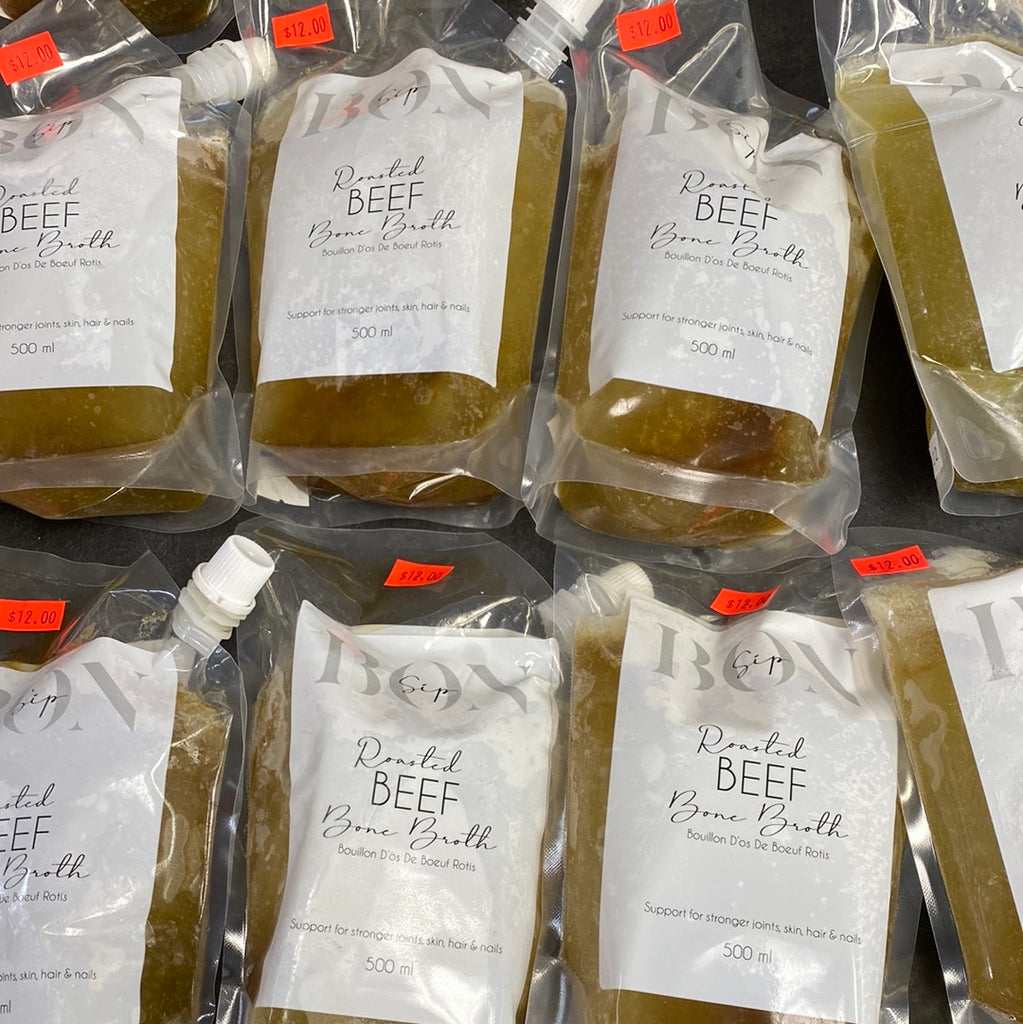 BON SIP - ROASTED BEEF BONE BROTH (500ML)