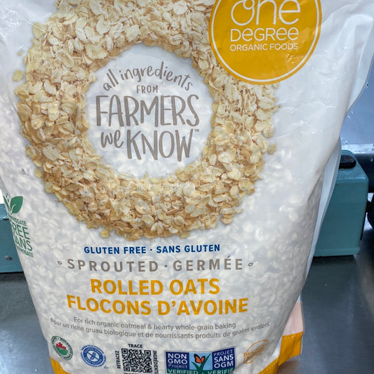 ONE DEGREE ORGANIC FOODS SPROUTED ROLLED OATS