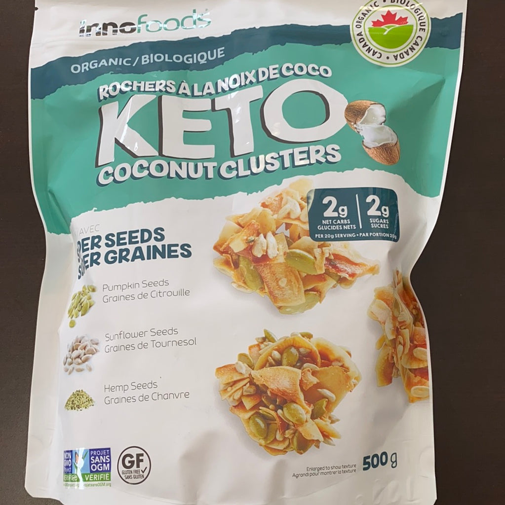 INNOFOODS ORGANIC - KETO COCONUT CLUSTERS