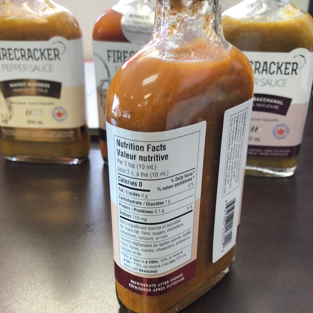FIRECRACKER PEPPER SAUCE AUTHENTIC TRINIDADIAN