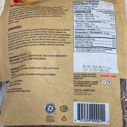 YU PIK RAW ALMONDS