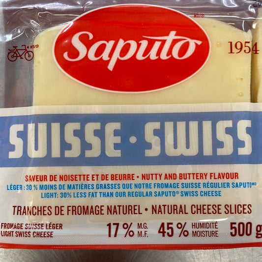 SAPUTO SWISS CHEESE LACTOSE FREE