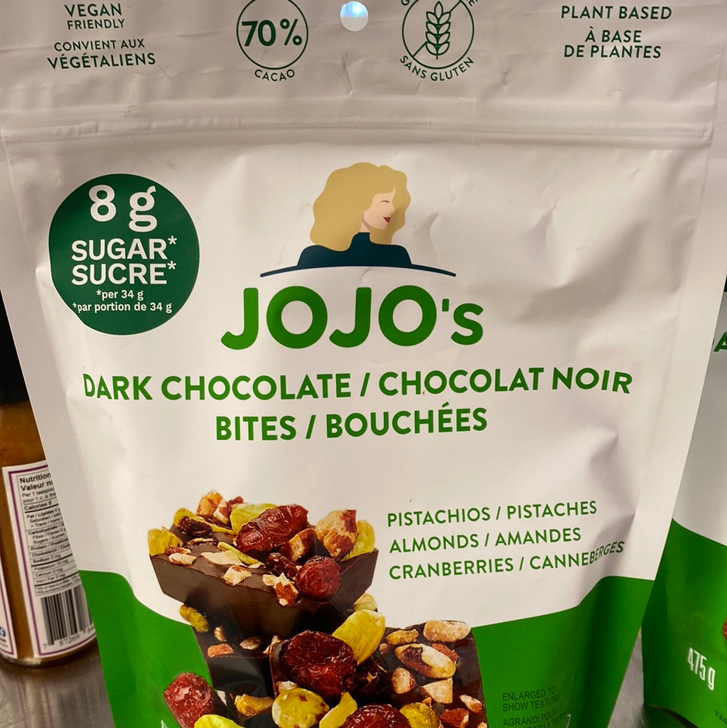 JOJO’S DARK CHOCOLATE BITES