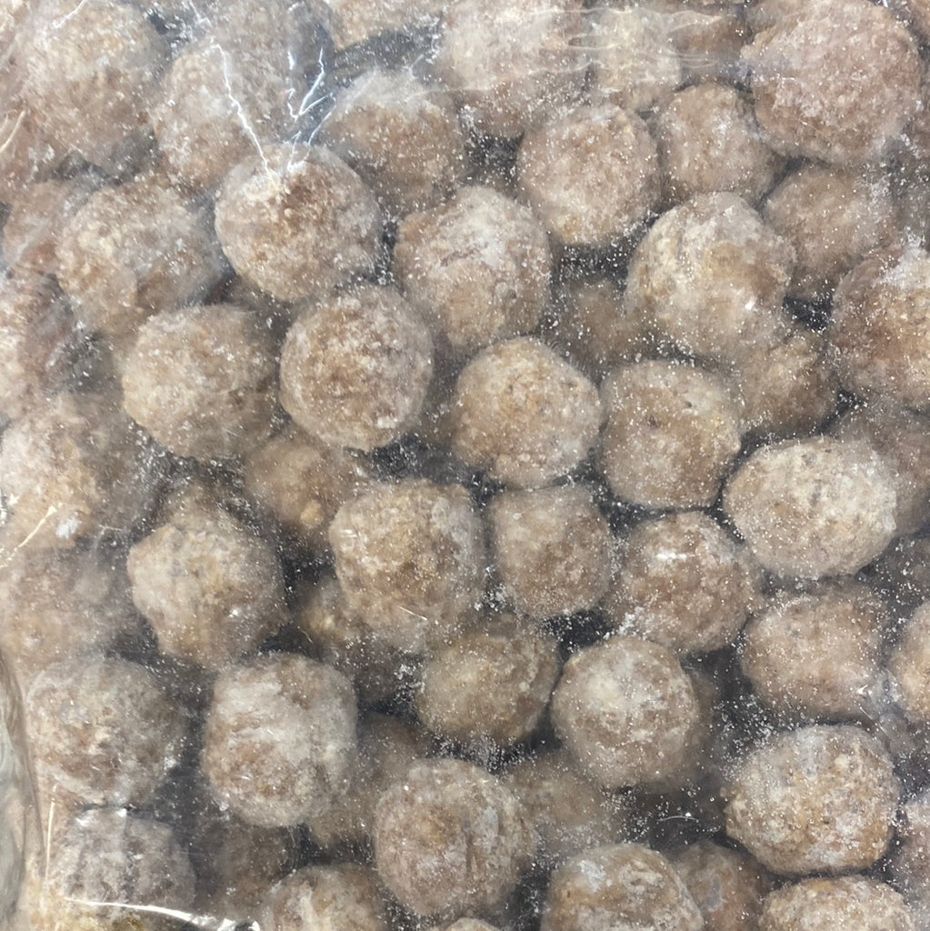 BEEF MEATBALLS FULLY COOKED - JERK FLAVOUR - 2.5LB BAG