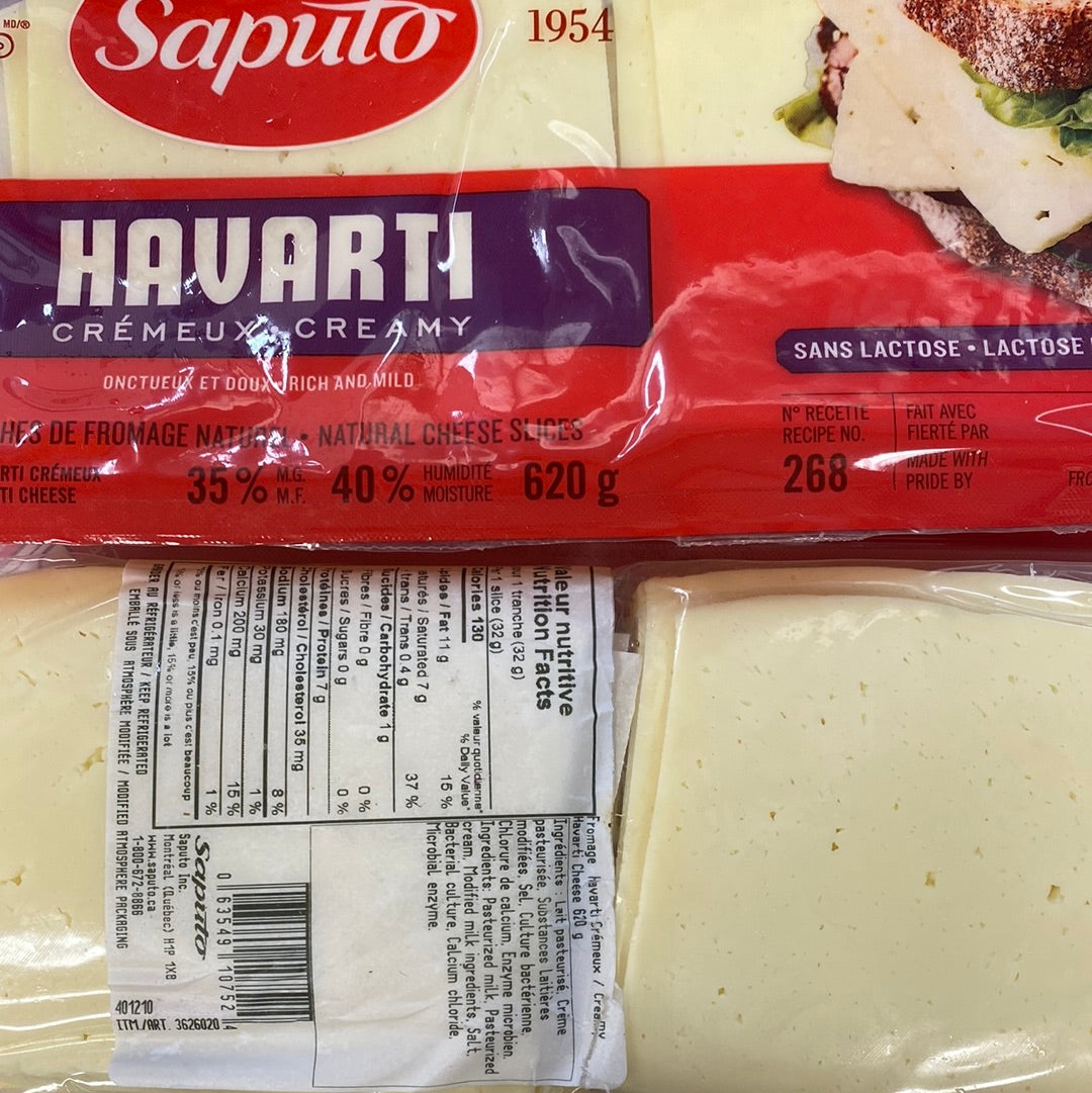 SAPUTO HAVARTI LATOSE FREE CHEESE