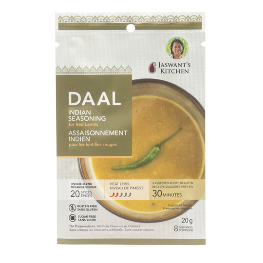 JASWANT'S KITCHEN - DAAL INDIAN  SEASONING - 20g Packet