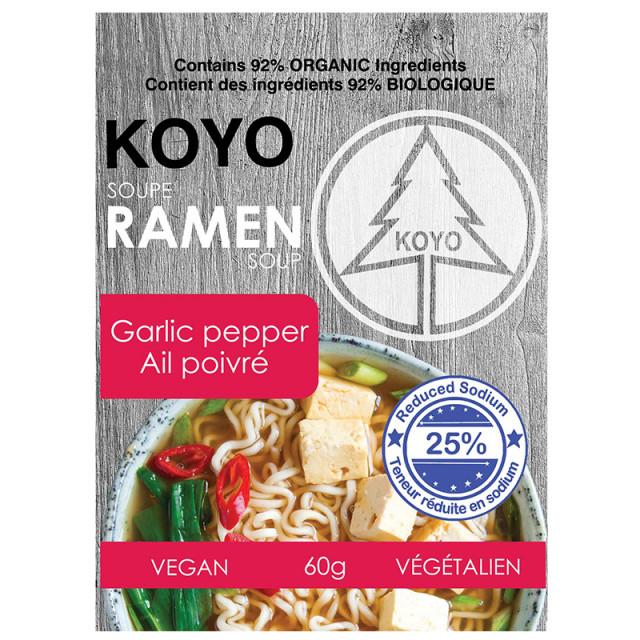 GARLIC PEPPER RAMEN, REDUCED SODIUM