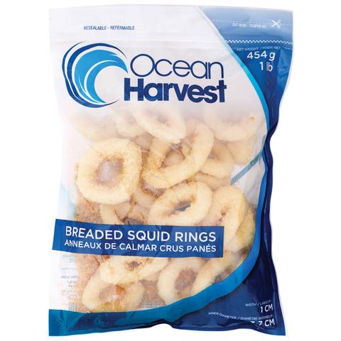 CALAMARI RINGS BREADED - 1 x 1LB bg