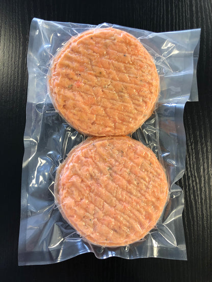 SALMON BURGERS - 4 x 5 oz portions